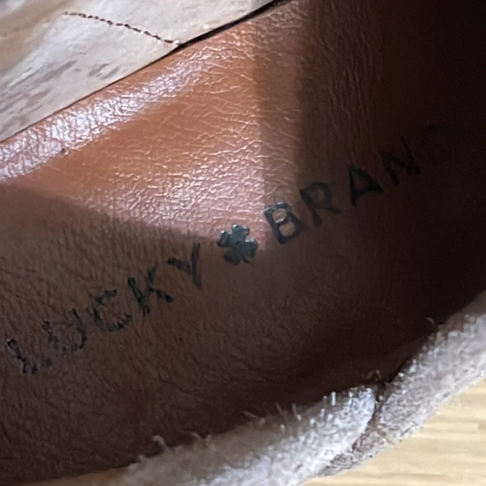 Lucky ankle booties size 6 tan brown - Picture 14 of 16